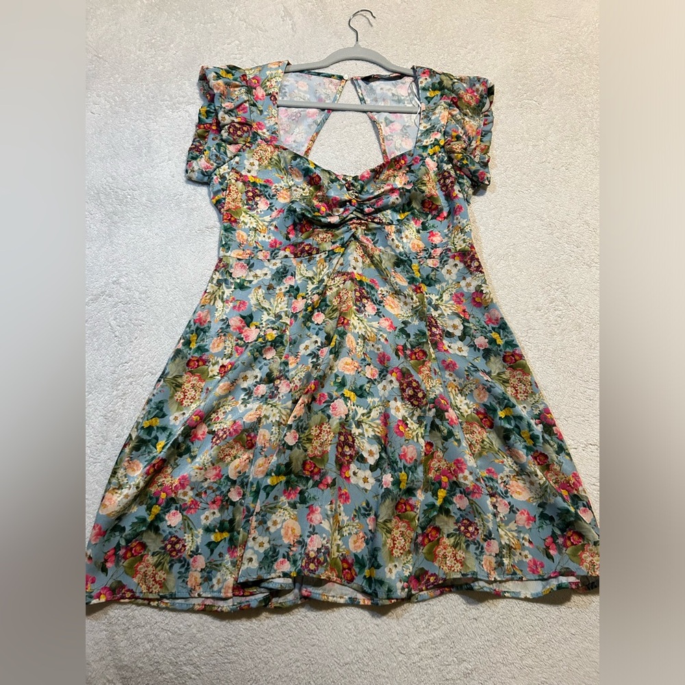 Zara floral Short dress